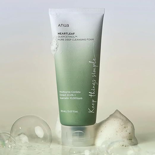 ANUA Heartleaf Quercetinol Pore Deep Foam Cleanser