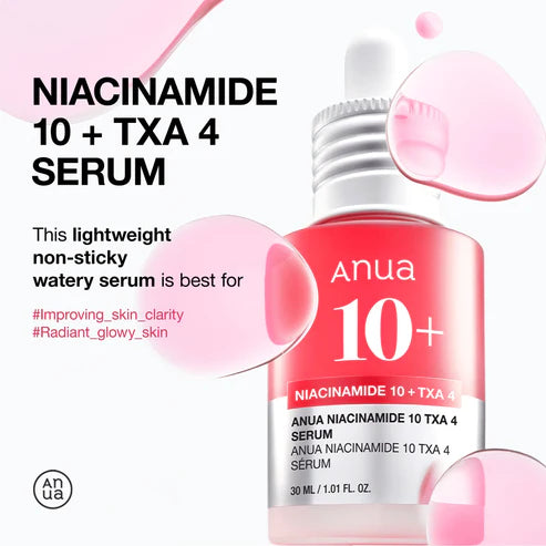 ANUA Niacinamide 10% + TXA 4% Dark Spot Correcting Serum – 30ml