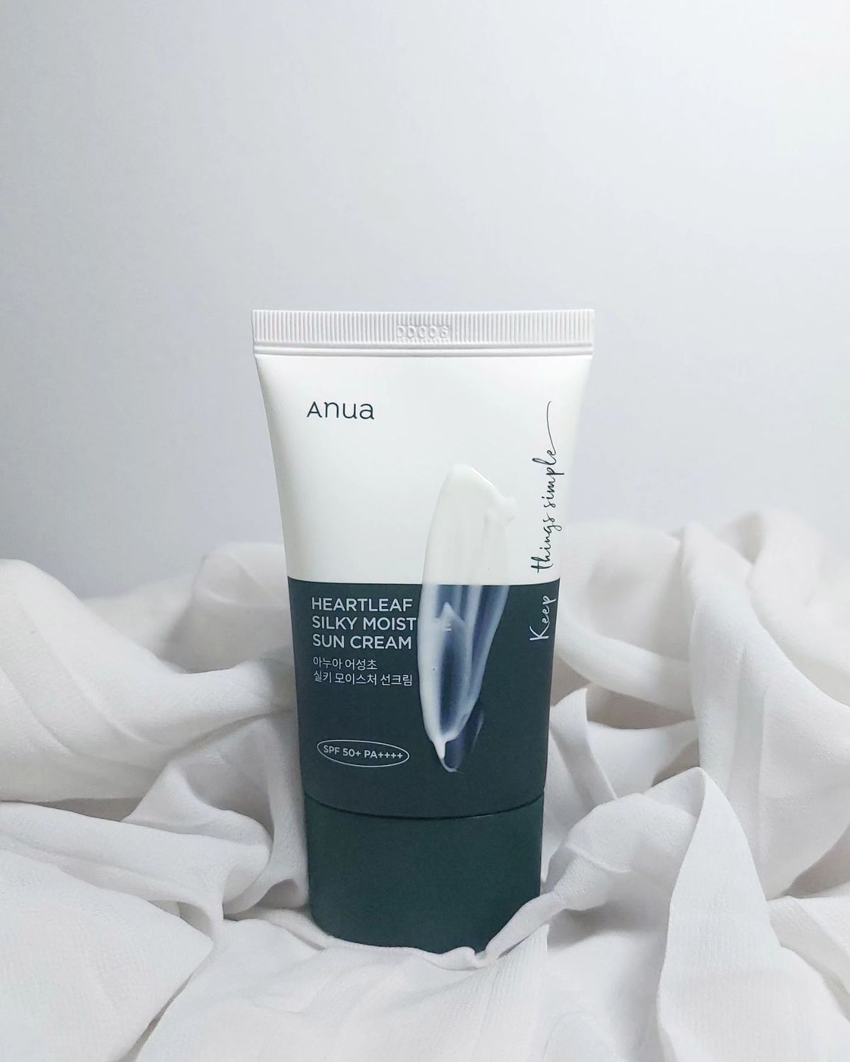 Anua Heartleaf Silky Moisture Sun Cream SPF 50+ PA++++ – 50ml