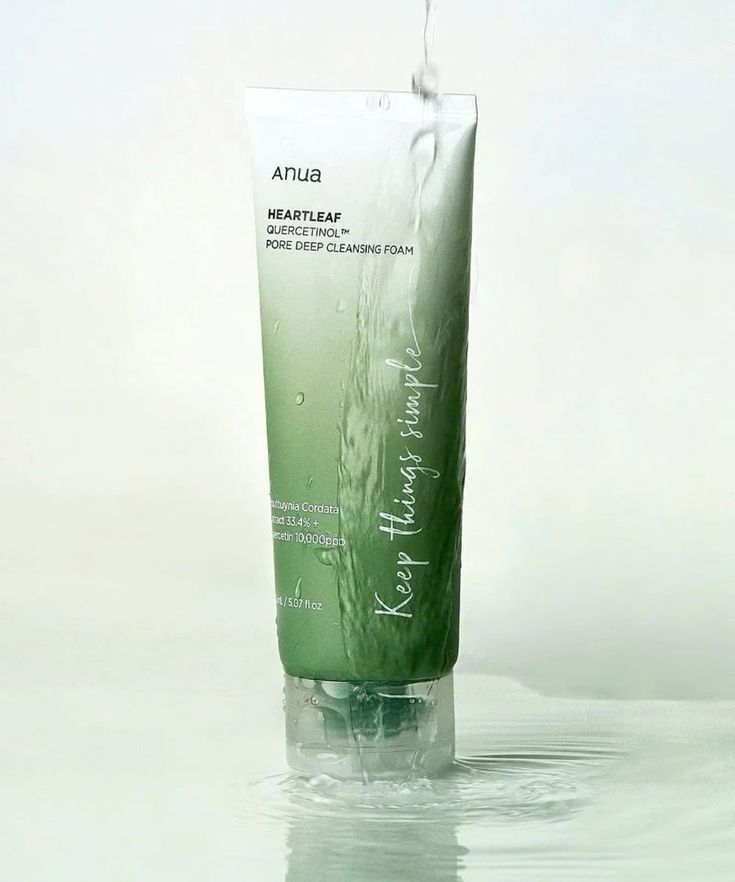 ANUA Heartleaf Quercetinol Pore Deep Foam Cleanser