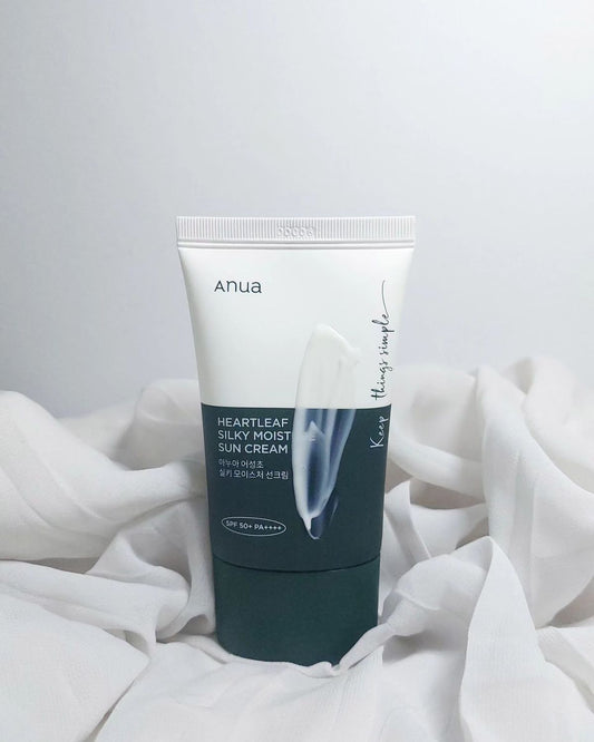 Anua Heartleaf Silky Moisture Sun Cream SPF 50+ PA++++ – 50ml