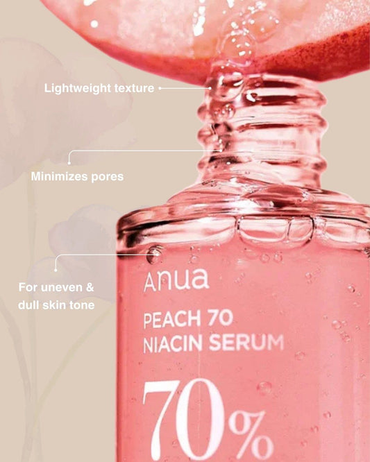 Anua Peach 70 Niacinamide Serum 30ml