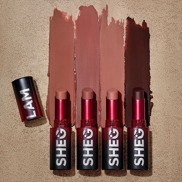 Sheglam Ember Rose Dynamatte Matte Lipstick Set – 4 PCS Long-Lasting